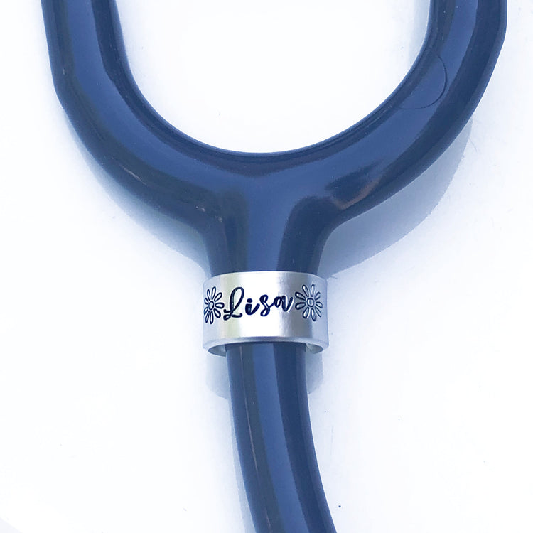 Custom Stethoscope Name Charm