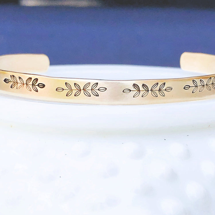 Inspirational Skinny Stacking Bracelet