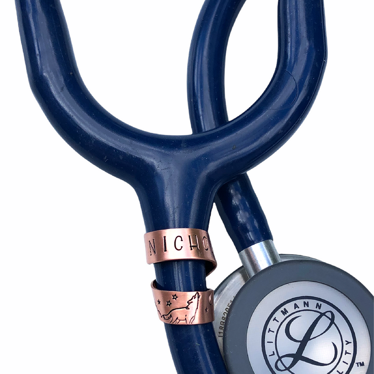 Double Wrap Stethoscope ID Charm