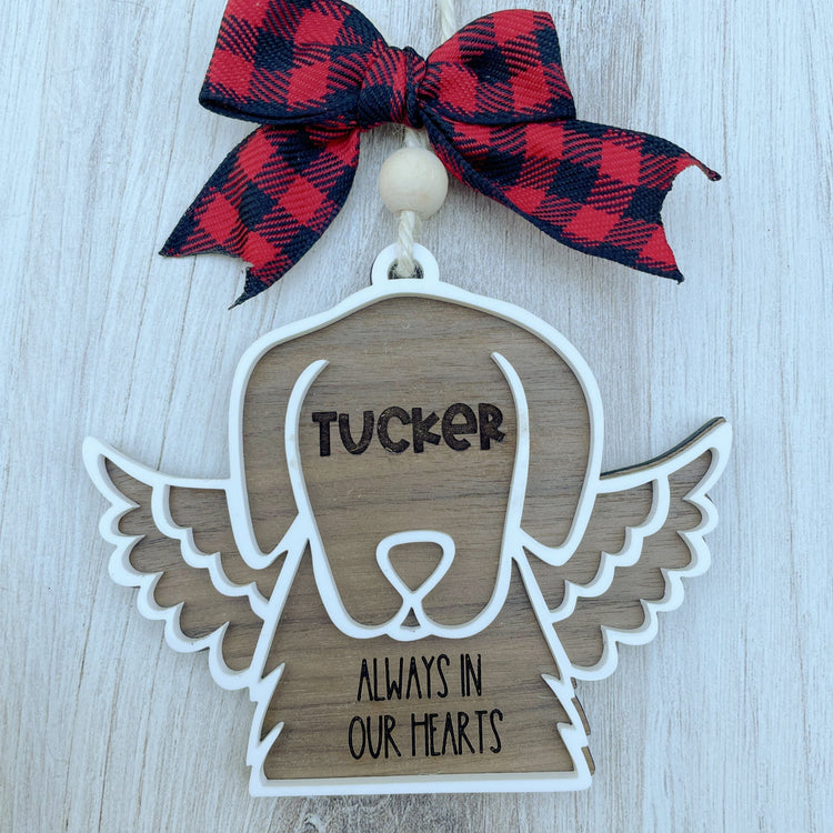 Dog Angel Ornament