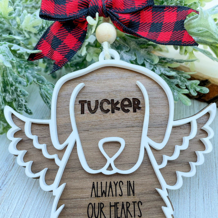 Dog Angel Ornament