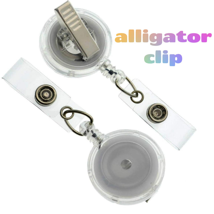 Silver Badge Reel - ER Murse Badge Reel - Funny Badge Reel - Badge Reel for Him- RN Badge Reel - Nurse Gift - ER Nurse Gift