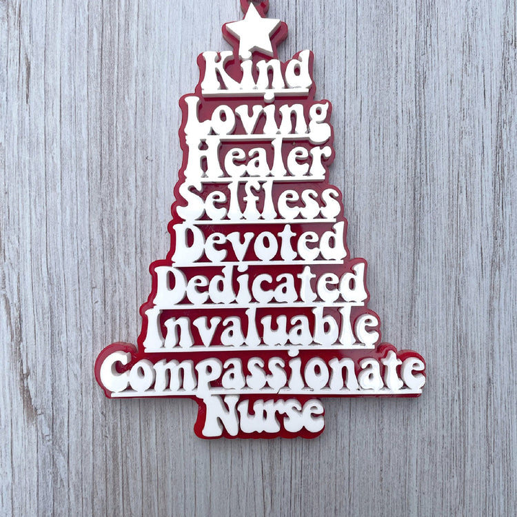 Nurse Christmas Ornament
