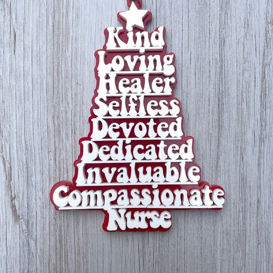 Nurse Christmas Ornament